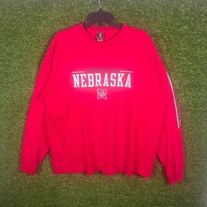 Gear for Sports University of Nebraska Cornhuskers Red Long Sleeve T-Shirt XL